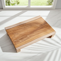 Raised Teak Wood Chopping Board – Elevated Functional Design