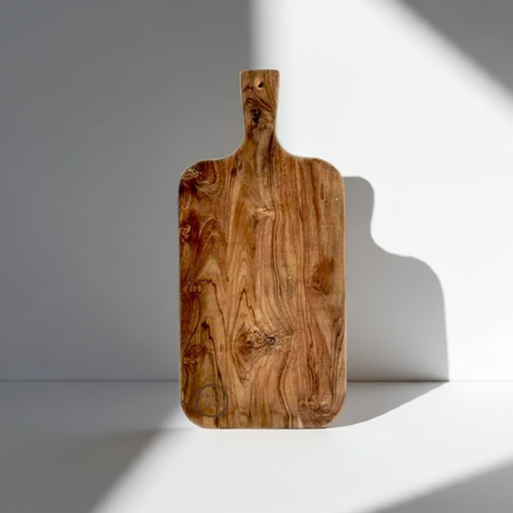 Amra Farms Elegant Wooden Cheese Board & Serving Board : Platter & Tray