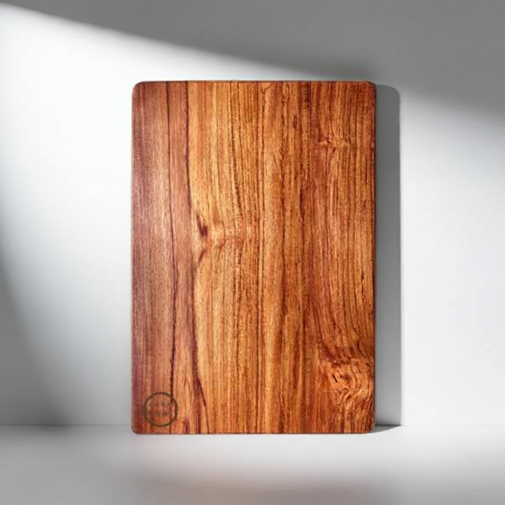 Minimalist Teak Wood Cutting Board 10x16x1 Inch – Premium Solid Wood Chopping Board for Everyday Cooking